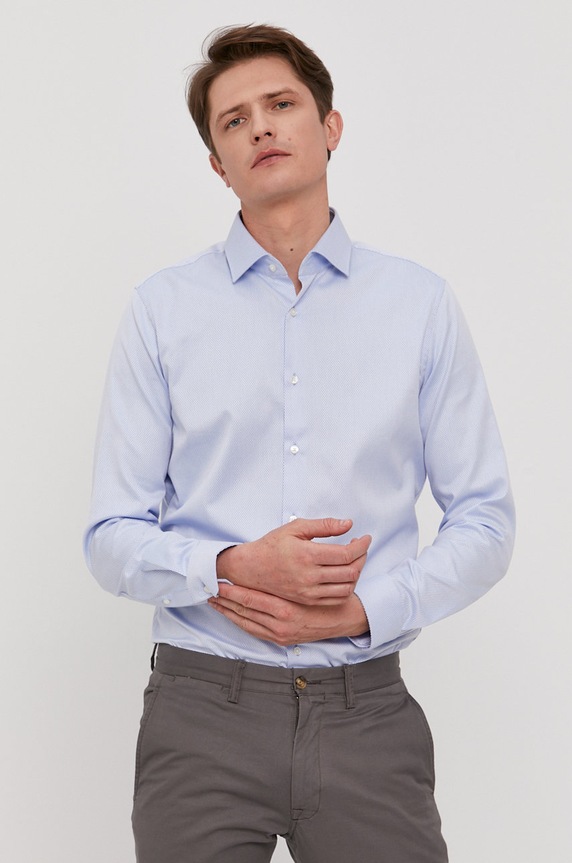 Strellson Koszula 30026168 niebieski