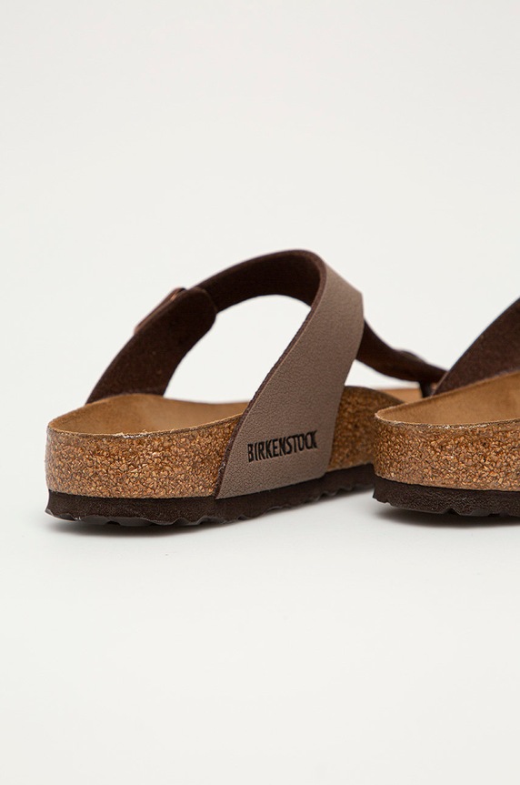 Obuwie Birkenstock japonki Gizeh 43753.Gizeh brązowy