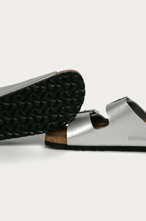 Încălțăminte Birkenstock papuci Arizona 1012283 argintiu