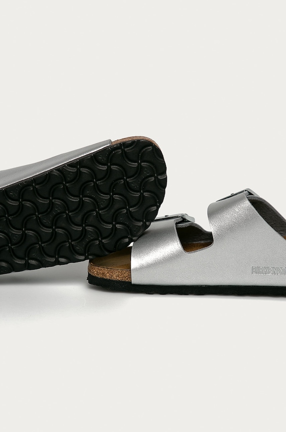 Încălțăminte Birkenstock papuci Arizona 1012283 argintiu