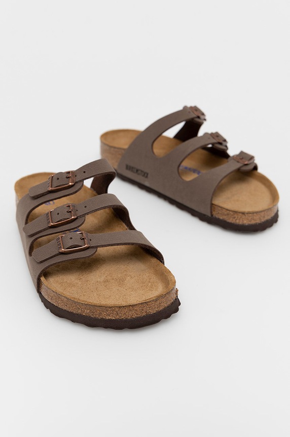 Birkenstock papucs Florida SFB 53881 barna SS22