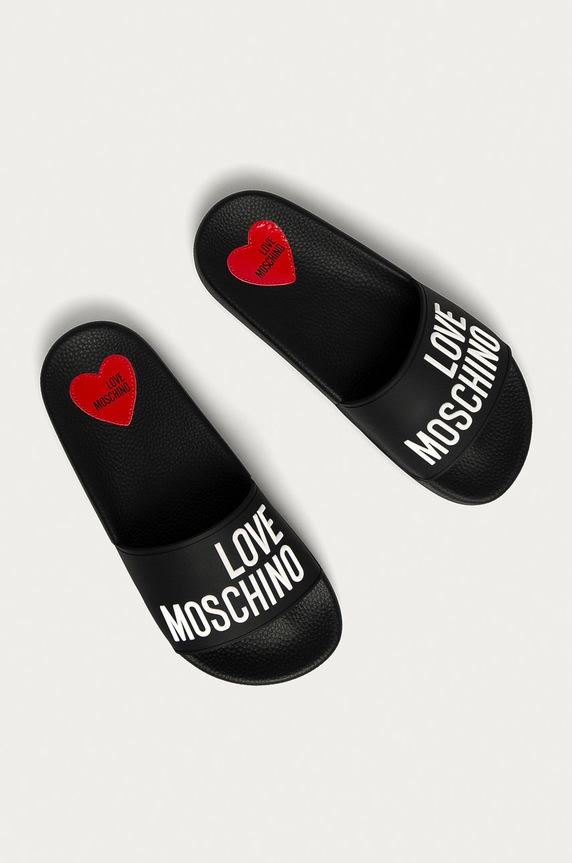 Love Moschino - Pantofle JA28052G1CI14000 černá SS21