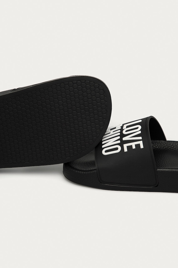 Boty Love Moschino - Pantofle JA28052G1CI14000 černá