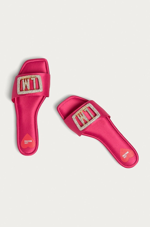 Love Moschino Klapki różowy JA28231C0CJI0604