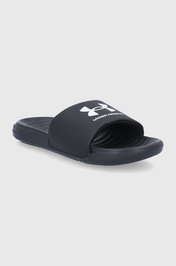 Under Armour Klapki 3023772 3023772 czarny SS23
