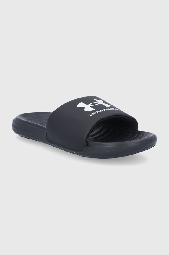 Under Armour Klapki 3023772 3023772 czarny SS23