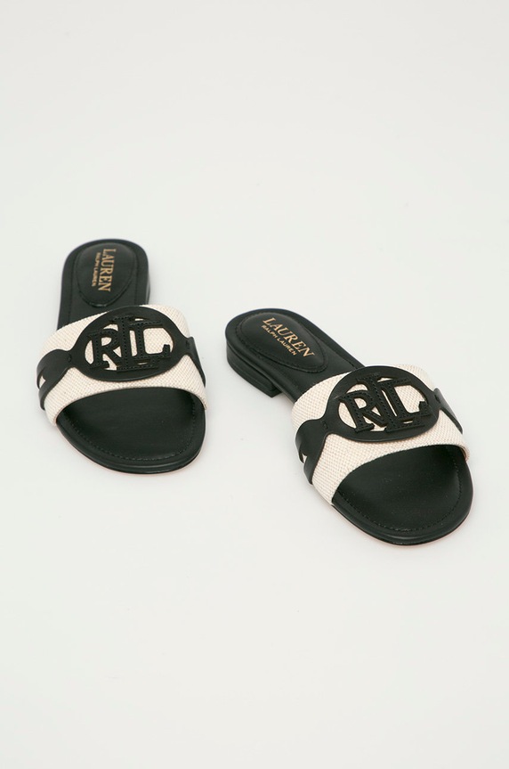 Lauren Ralph Lauren - Παντόφλες Alegra 802826823004 μαύρο SS25