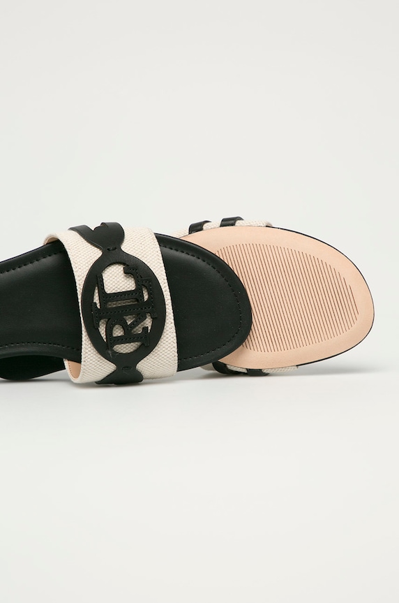 Παπούτσια Lauren Ralph Lauren - Παντόφλες Alegra 802826823004 μαύρο
