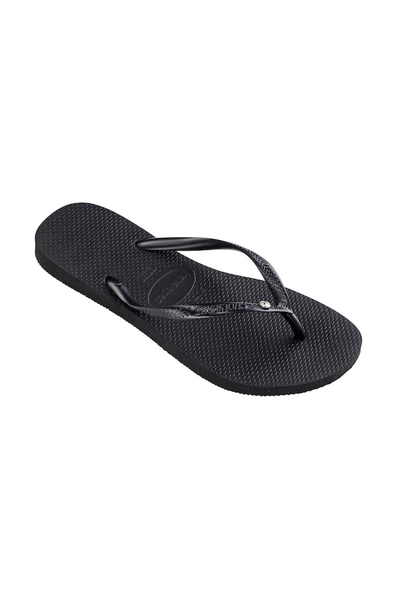 Cipők Havaianas flip-flop SLIM CRYSTAL SW II 4145651.0090P fekete