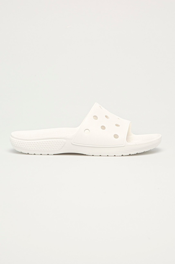 Crocs - Klapki Classic Crocs Slide syntetyczny biały CLASSIC.SLIDE.206121
