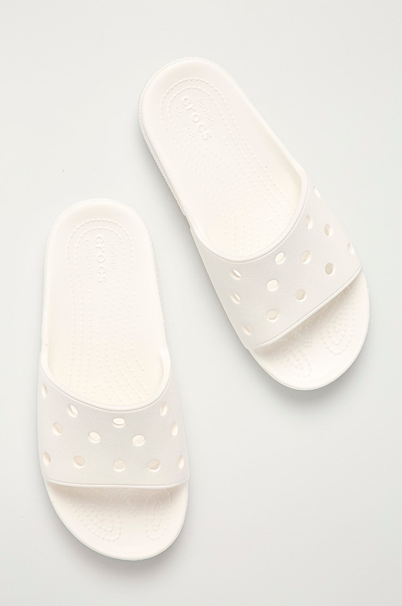 Crocs - Klapki Classic Crocs Slide biały CLASSIC.SLIDE.206121