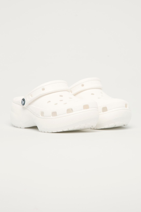 Crocs papucs Classic Platform Clog TFORM.CLOG.WOMEN.206750 fehér SS26
