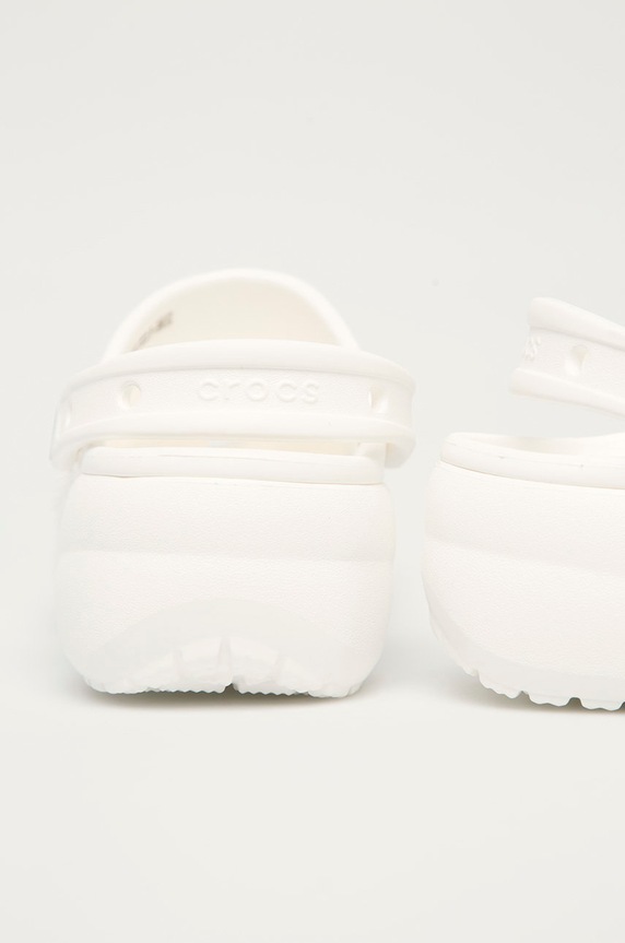 Cipők Crocs papucs Classic Platform Clog TFORM.CLOG.WOMEN.206750 fehér