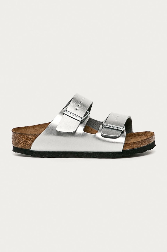 Birkenstock - Детски чехли Arizona сребърен 1019400