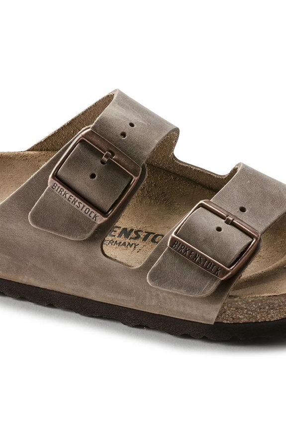 Încălțăminte Birkenstock papuci din nubuc Arizona 352201 maro