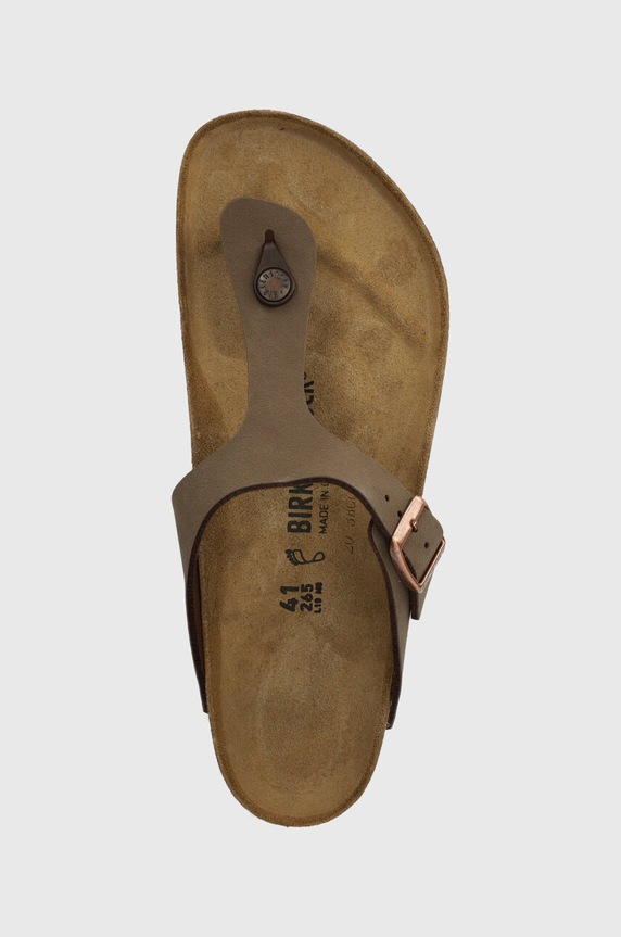 Birkenstock japonki Gizeh brązowy 43751.M