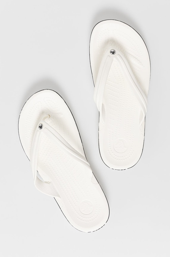 Crocs – Japonki Crocband Flip S.CROCBAND.FLIP.11033.M biały SS22