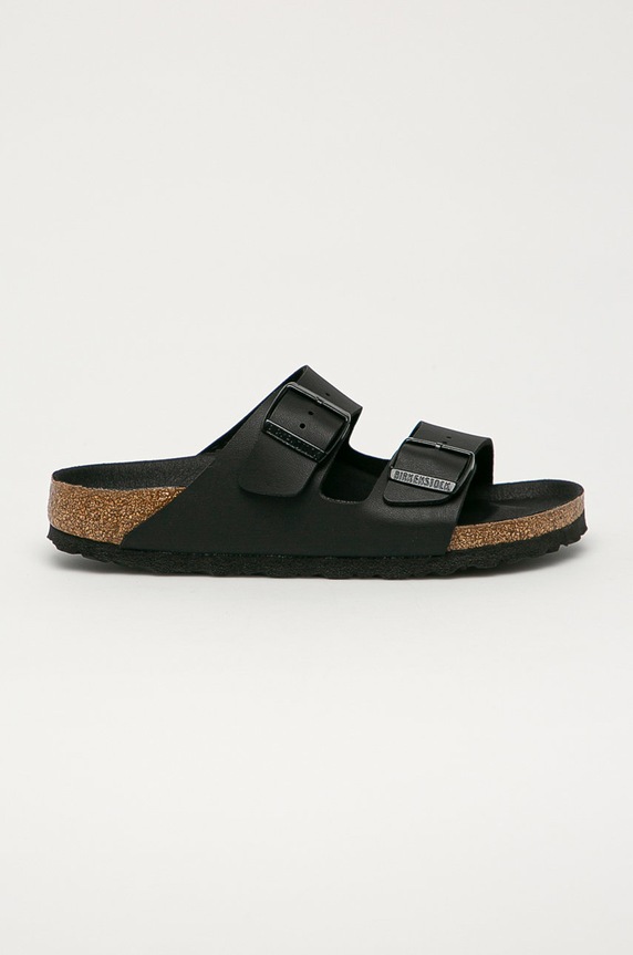 Birkenstock Arizona Birko Flor Black Black Foot Bed faux leather black 1019069