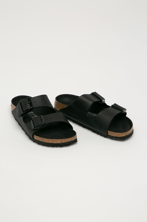 Birkenstock Arizona Birko Flor Black Black Foot Bed 1019069 black SS24