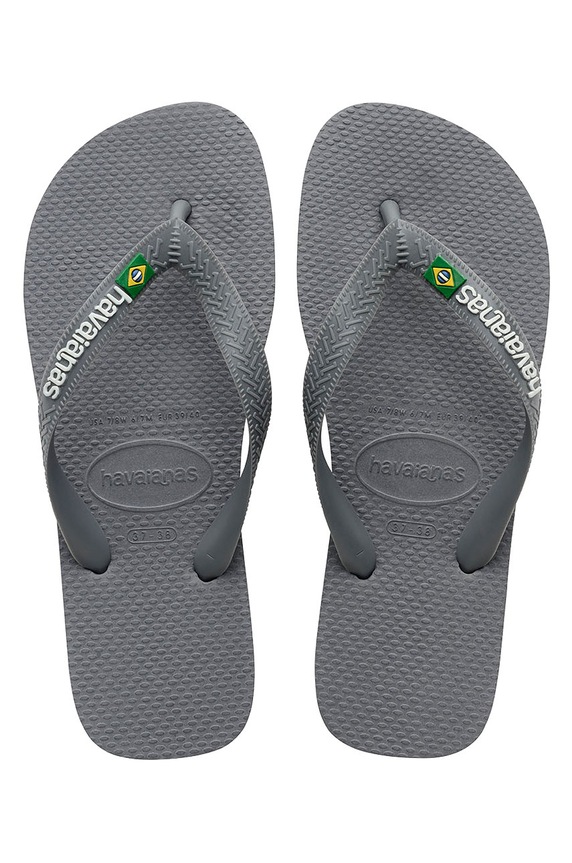 Havaianas Japonki BRASIL LOGO syntetyczny szary 4110850.5002P