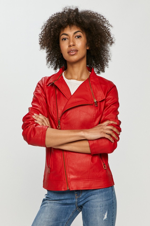 Desigual Ramoneska 21SWEW73 bez kaptura czerwony 21SWEW73