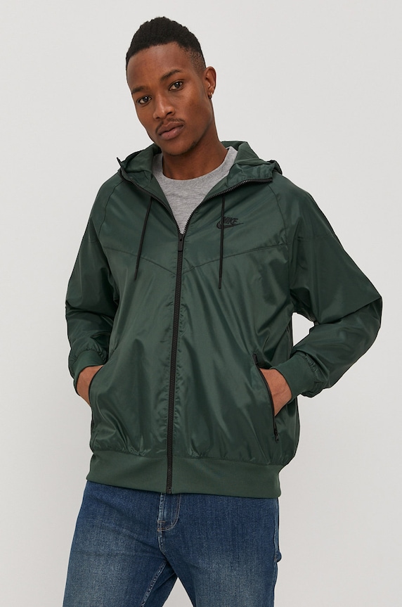 Nike Sportswear - Rövid kabát nem szigetelt zöld DA0001