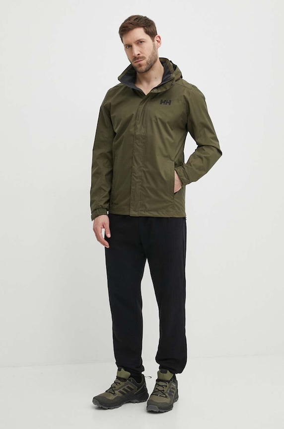 Helly Hansen kurtka outdoorowa Dubliner 62643 zielony SS26