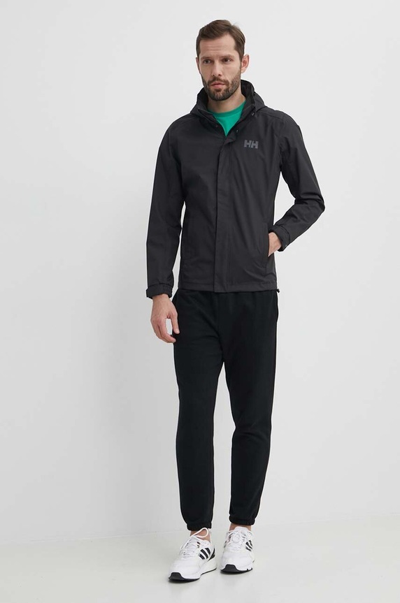 Helly Hansen szabadidős kabát Dubliner 62643 fekete SS26