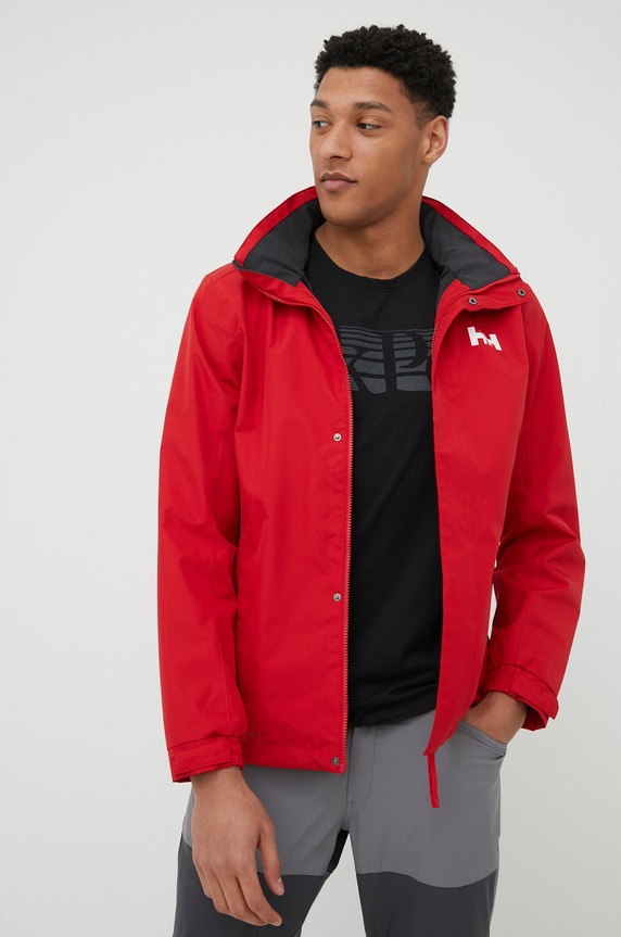 Helly Hansen kurtka outdoorowa Dubliner nieocieplane czerwony 62643