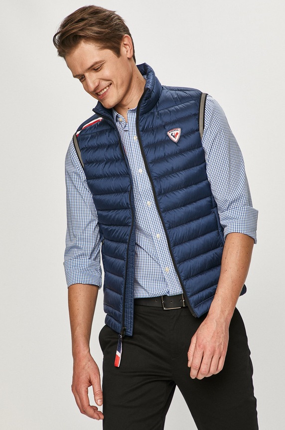 Rossignol - Bezrękawnik puchowy bez kaptura granatowy RLIMJ52