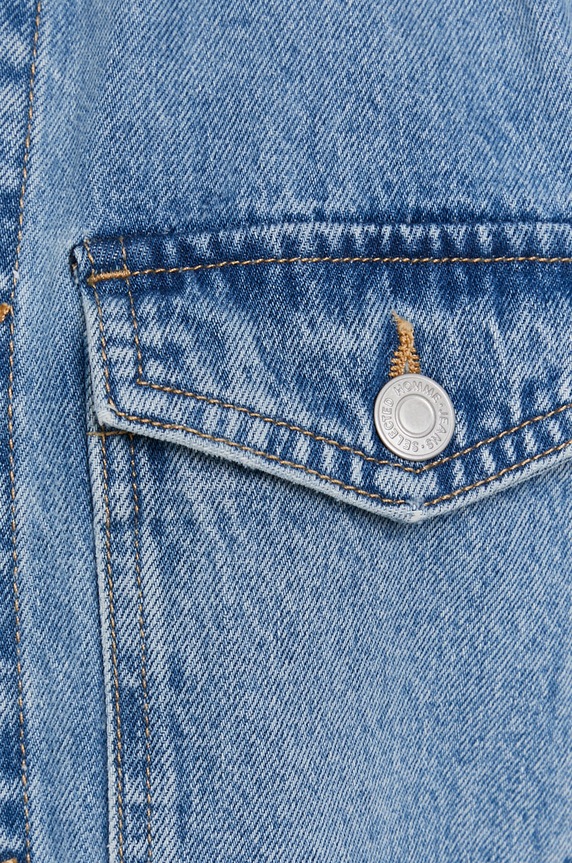 Selected Homme Kurtka jeansowa 16077248 niebieski