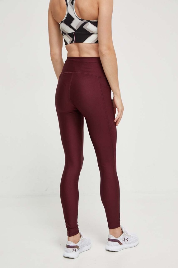Under Armour legginsy treningowe HG Armour HiRise 1365336 bordowy AW25