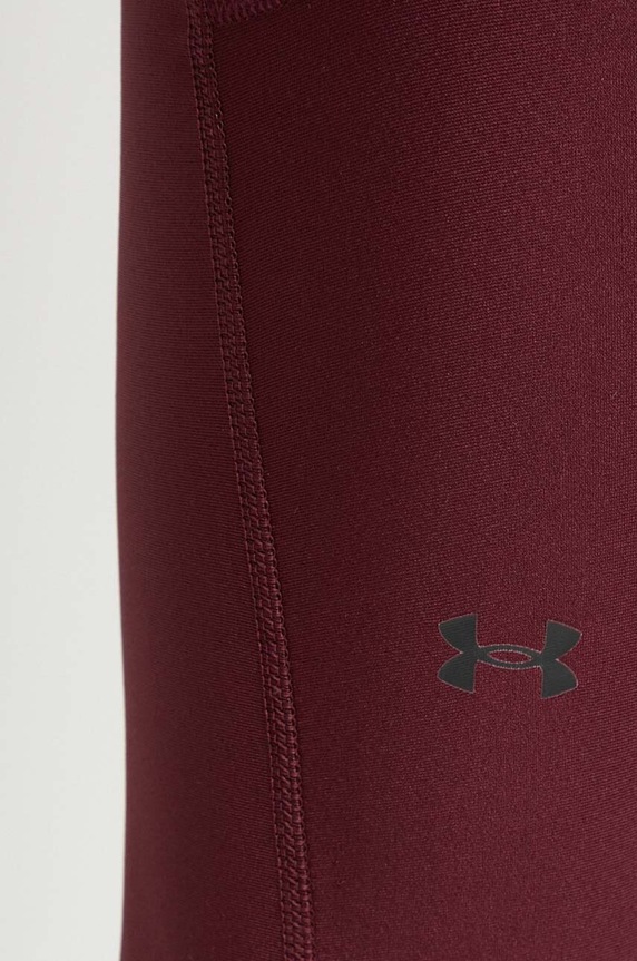 Under Armour legginsy treningowe HG Armour HiRise bordowy 1365336