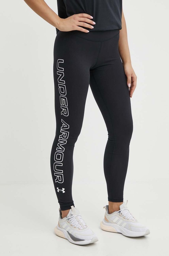 Under Armour - Legíny 1356403 s elastanom čierna 1356403