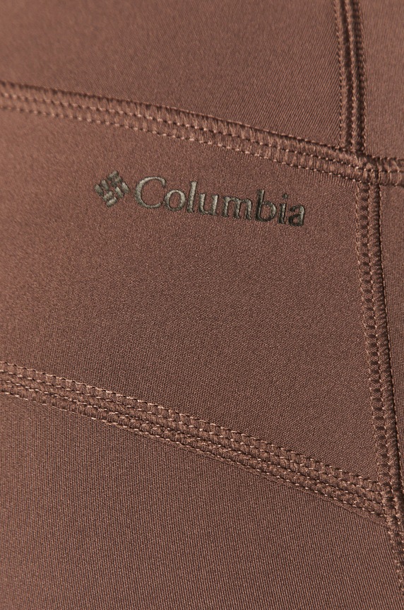 Columbia legginsy sportowe Windgates Eu Ii 1981561 brązowy
