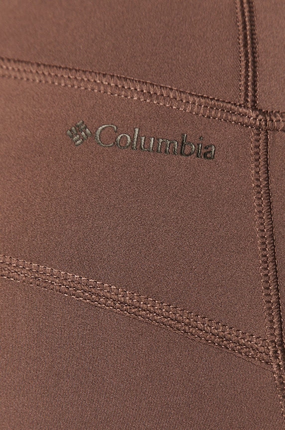 Columbia legginsy sportowe Windgates Eu Ii 1981561 brązowy