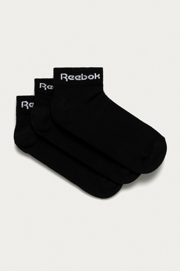 Reebok - Skarpetki (3-pack) GH8166 skarpetki krótkie czarny GH8166