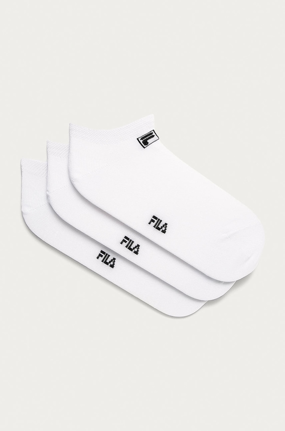 Fila Skarpetki (3-pack) skarpetki krótkie biały F1782