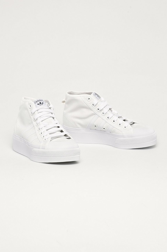 Πάνινα παπούτσια adidas Originals FY2782 λευκό AW24