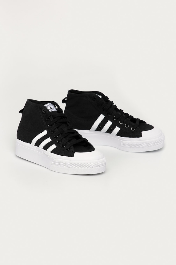 adidas Originals - Sportcipő Nizza Platform Mid FY2783 FY2783 fekete AW24