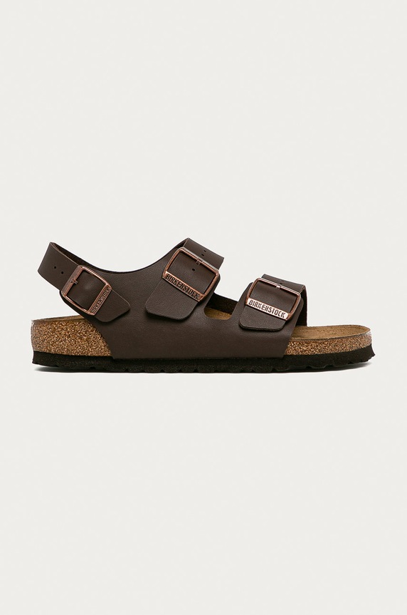 Σανδάλια Birkenstock Milano φλατ καφέ 34703