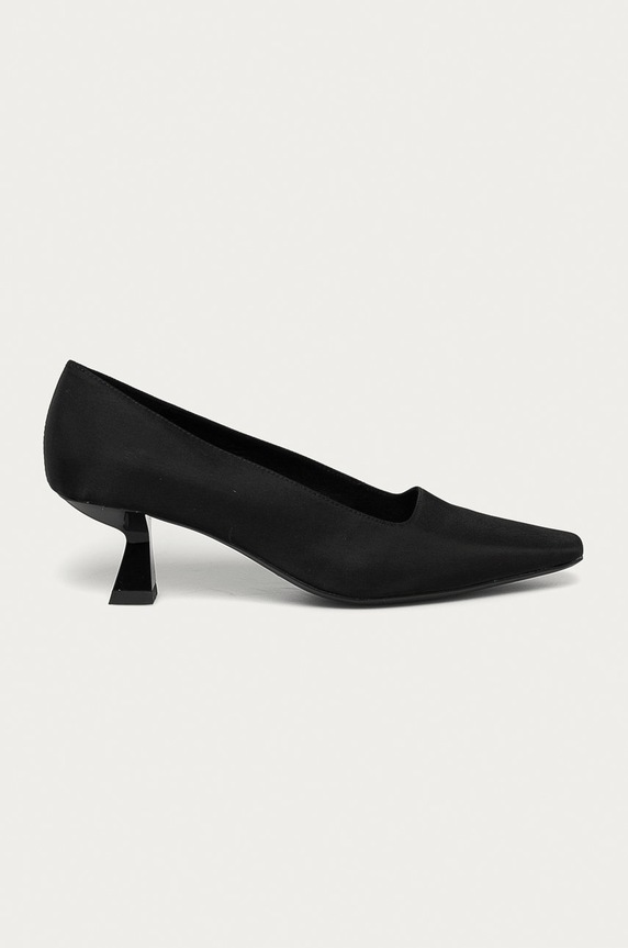 Vagabond Shoemakers - Czółenka Lissie imitacja zamszu czarny 4751.080.20