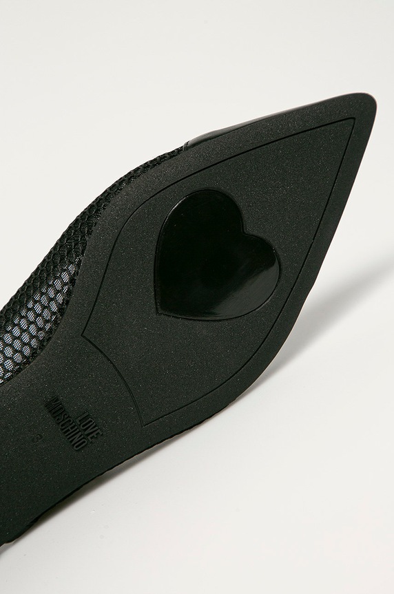 Love Moschino - Baleriny czarny JA11011G1CITV000