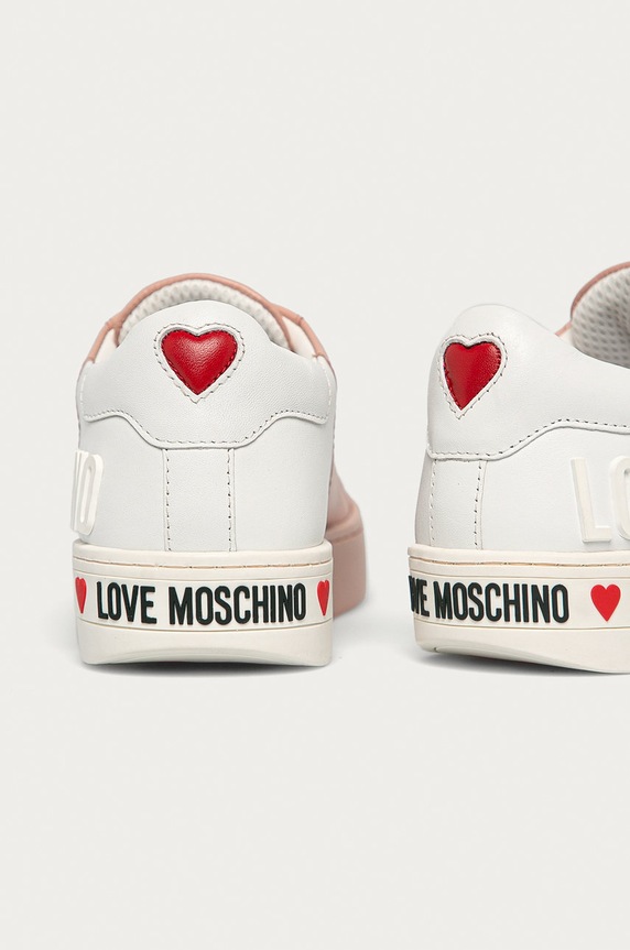 Взуття Love Moschino - Шкіряні черевики JA15123G1CIA160A рожевий