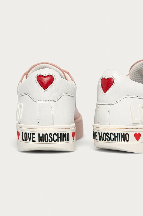 Взуття Love Moschino - Шкіряні черевики JA15123G1CIA160A рожевий