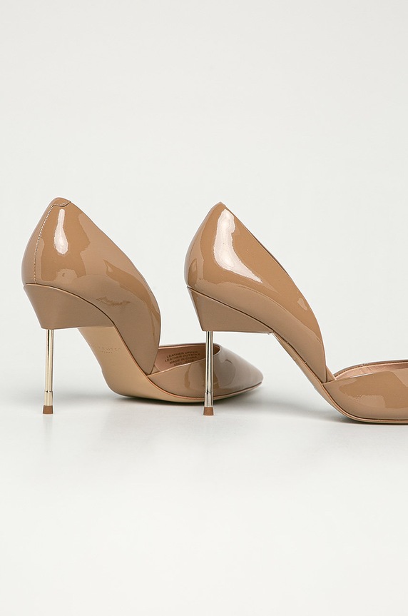 Obuwie Kurt Geiger London - Szpilki skórzane Bond 90 BOND.90.24 beżowy