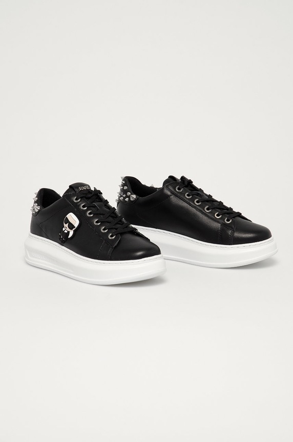 Karl Lagerfeld Buty skórzane KL62529.000 KL62529.000 czarny SS21