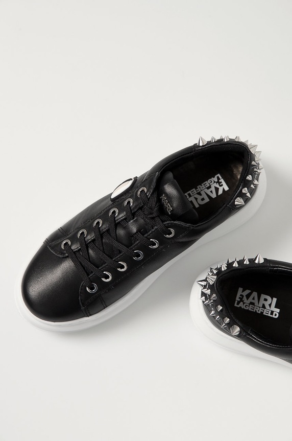 Karl Lagerfeld Buty skórzane KL62529.000 KL62529.000 czarny