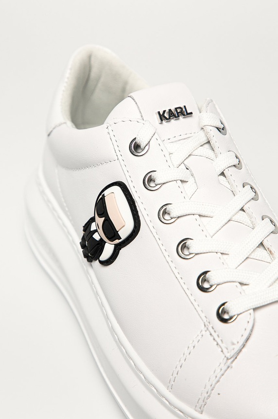 Karl Lagerfeld - Buty skórzane KL62530.01W biały KL62530.01W