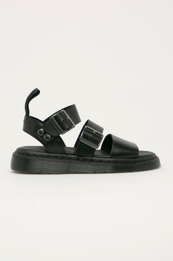 Dr. Martens - Sandały skórzane Gryphon pozostałe czarny DM15695001
